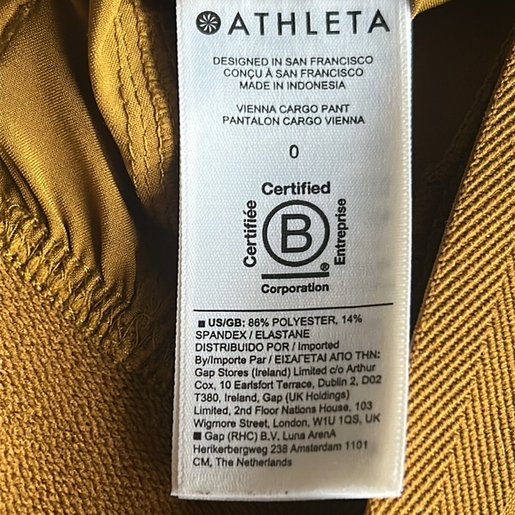 Athleta Vienna Cargo Pant, Brass Yellow - Picture 7 of 14